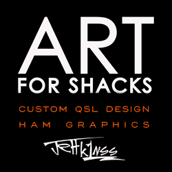 CUSTOM QSL CARDS/ART FOR SHACKS BY K1NSS